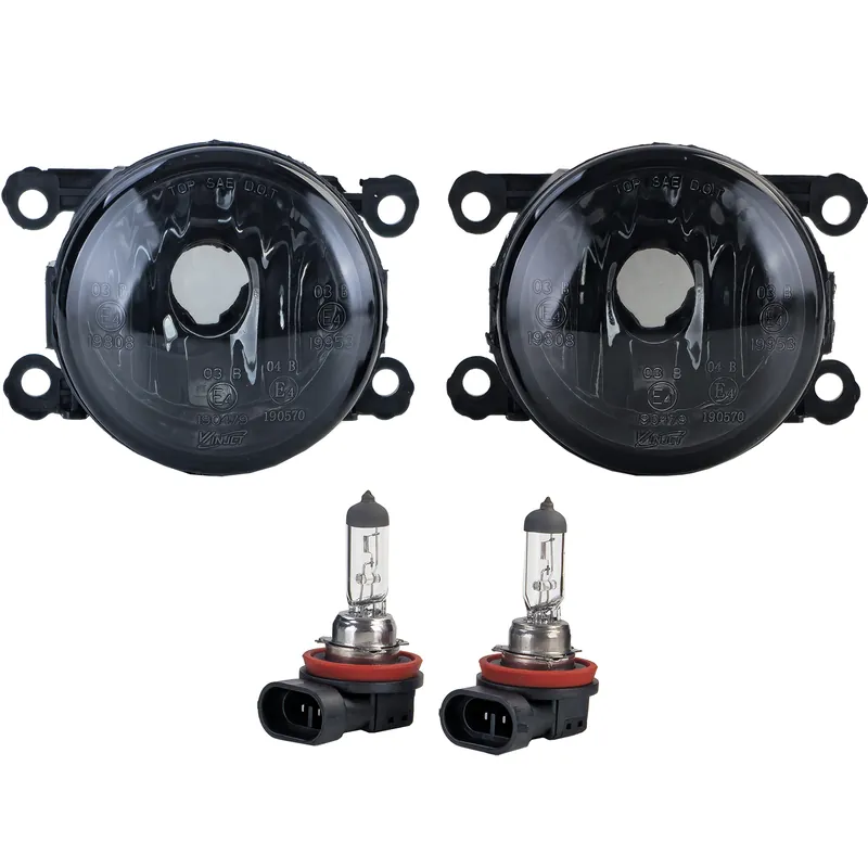 Retur gratuit Faruri de ceață din sticlă clară cu fum negru, potrivite pentru Citroen C1 C4 C5 C6 Xsara C-Crosser