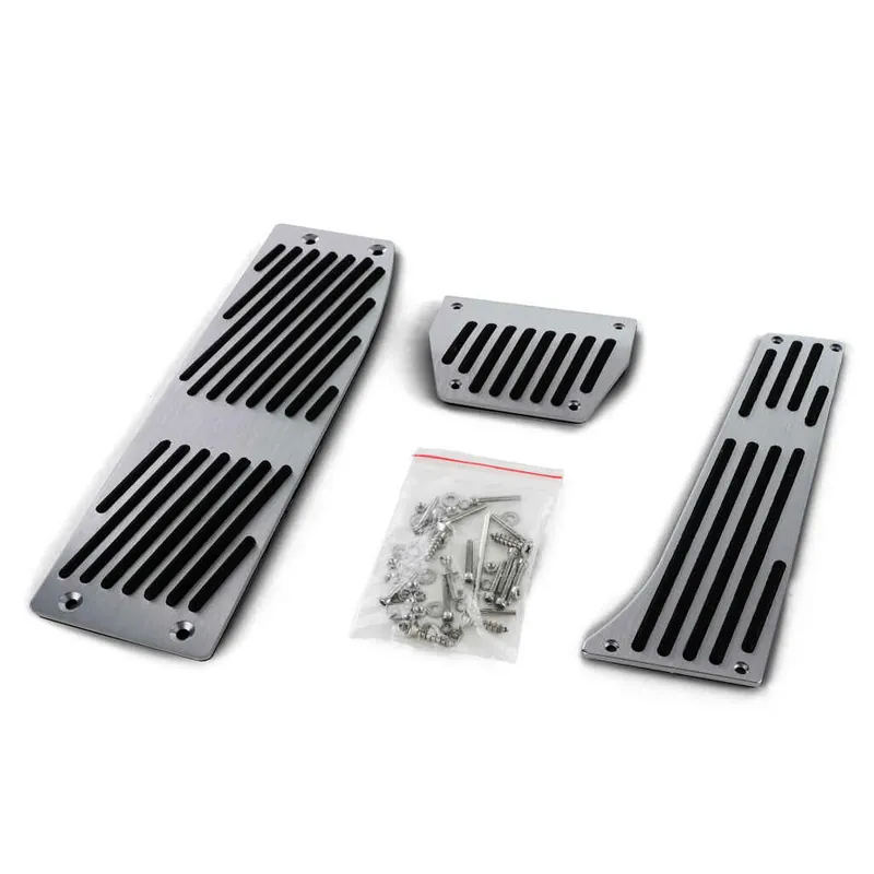 Set de pedale din aluminiu automat + suport pentru picioare potrivit pentru BMW E30 E36 E46 E90 E91 E92 E93 Ofertă limitată