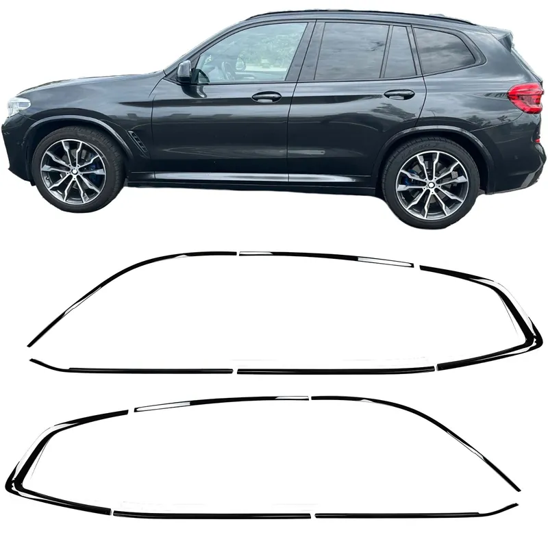 Set de trim Shadow Line lucios negru potrivit pentru BMW X3 G01 din 2017 Calitate înaltă