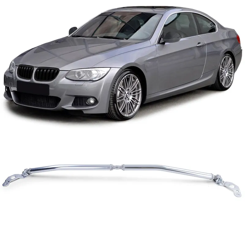 Bară de susținere din aluminiu lustruit frontal, potrivită pentru BMW Seria 3 E90 E91 E92 E93 2005-2013 Mai ieftin