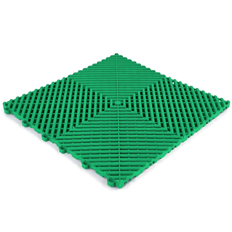 Transport gratuit Placă de podea RAMROXX Performance pentru garaj, verde, 40x40cm