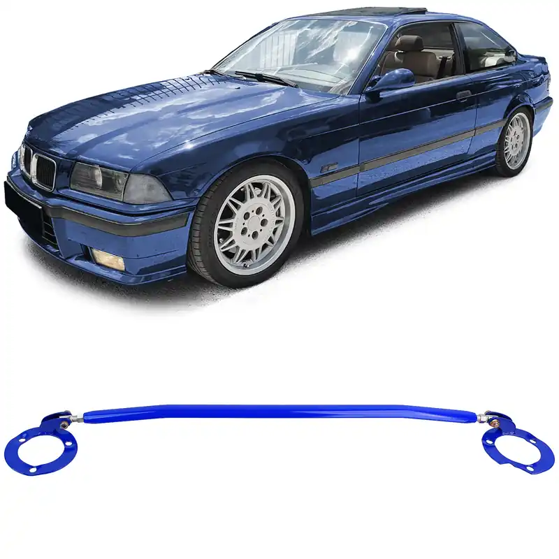 Bară de rigidizare din aluminiu albastră față, potrivită pentru BMW E36 6 cilindri 320i 323i 325i 328i 92-99 Ofertă specială
