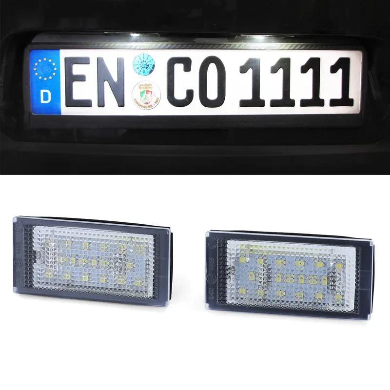 Preț promoțional Lumina de număr LED alb 6000K potrivită pentru BMW Seria 3 E46 Coupe 98-03