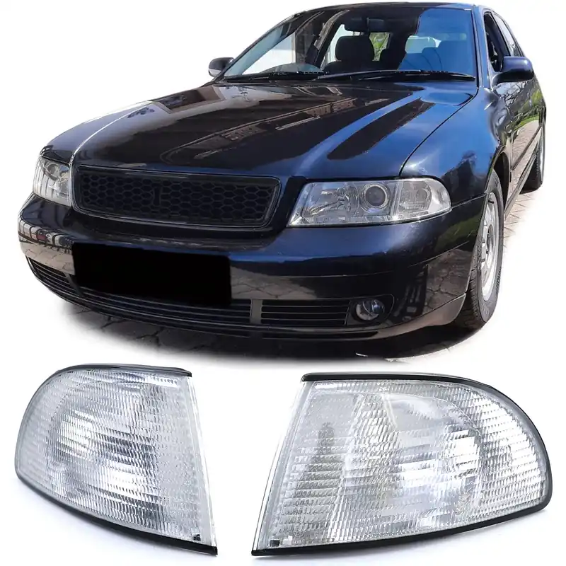 Plată sigură Indicator Alb Pachet Stânga Dreapta pentru Audi A4 B5 Sedan Avant Estate 94-01