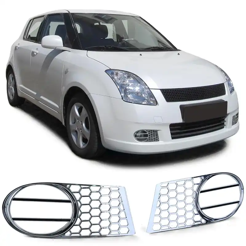 Capace de faruri de ceata, capac grila cromat pentru Suzuki Swift MZ EZ 05-08 Nu rata
