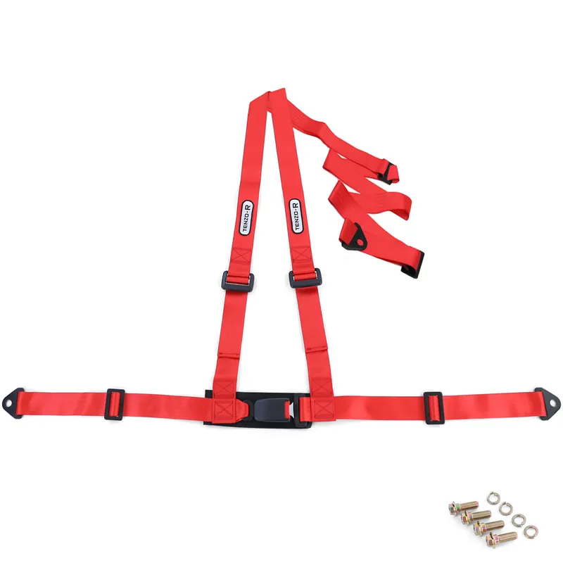 Centura de siguranță Tenzo-R Sport Harness Belt 3 puncte roșie cu marcaj E Ofertă de sezon