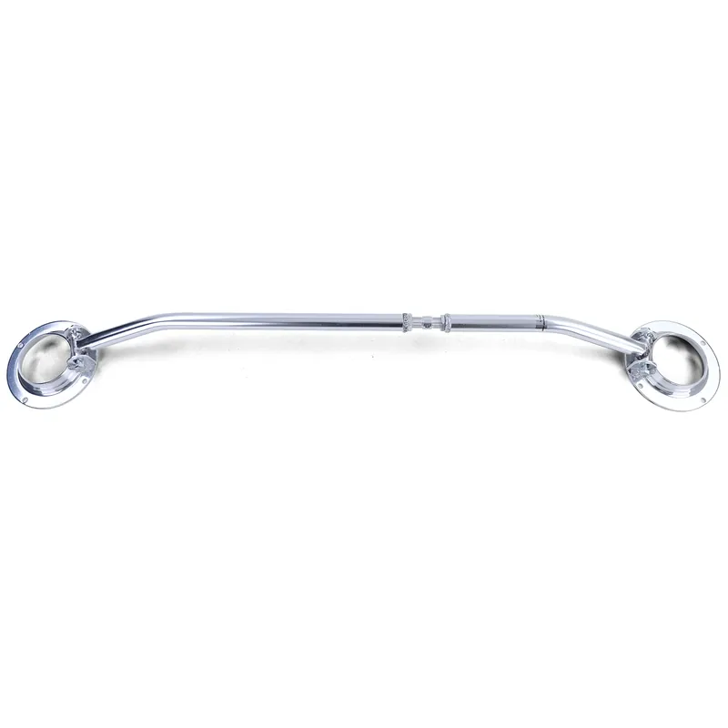 Bară de susținere frontală din aluminiu, 3 piese, lustruită, potrivită pentru VW Golf 3 Cabrio 3 + Variant cu 5 uși Doar azi