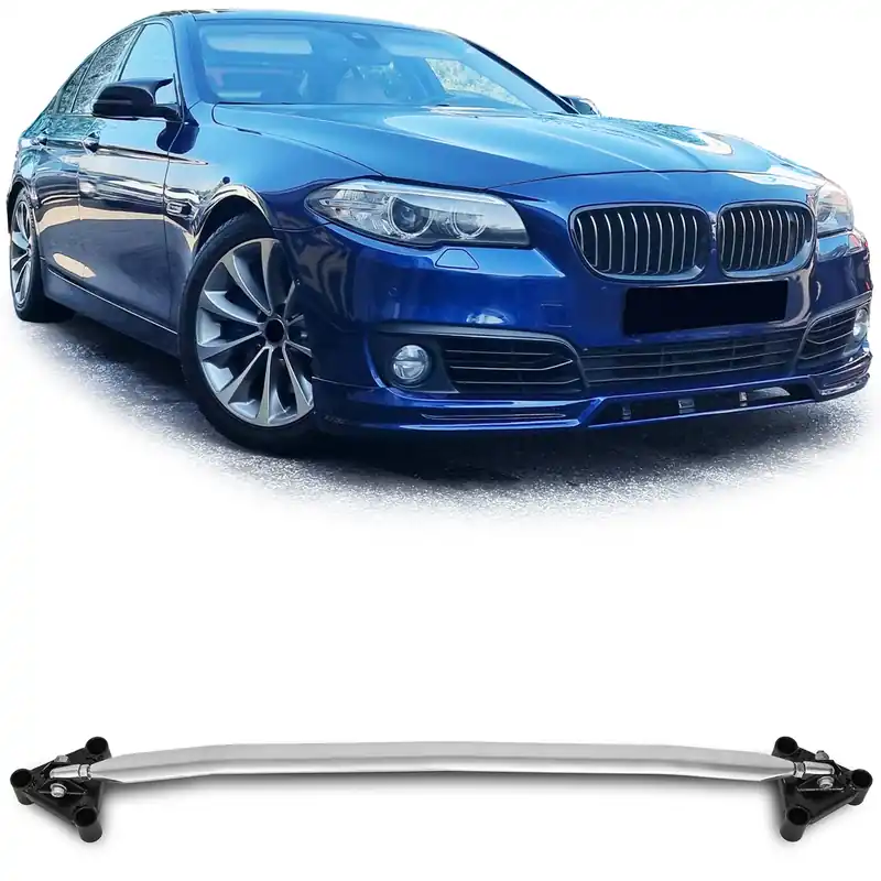 Bară de rigidizare din aluminiu lustruit pentru compartimentul motor, potrivită pentru BMW Seria 5 F10 F11 2010-2017 Preț mic