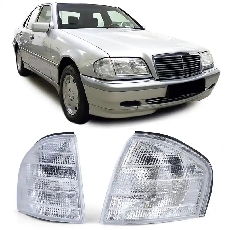 Vezi acum Indicator alb pereche potrivit pentru Mercedes C-Class W202 sedan S202 estate 93-01