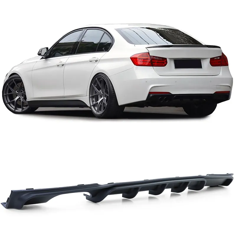 Preț mic Difuzor spate Performance negru mat potrivit pentru BMW F30 F31 320 325 328 330 335
