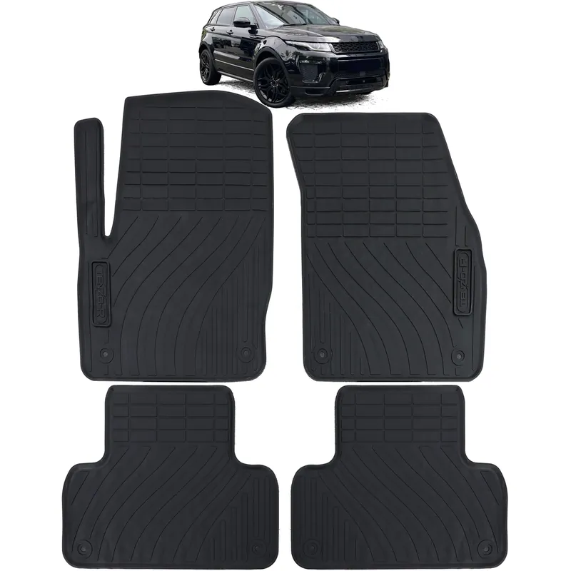 Preț mic Set Premium de Covorase din Cauciuc Negru pentru Range Rover Evoque I 11-19