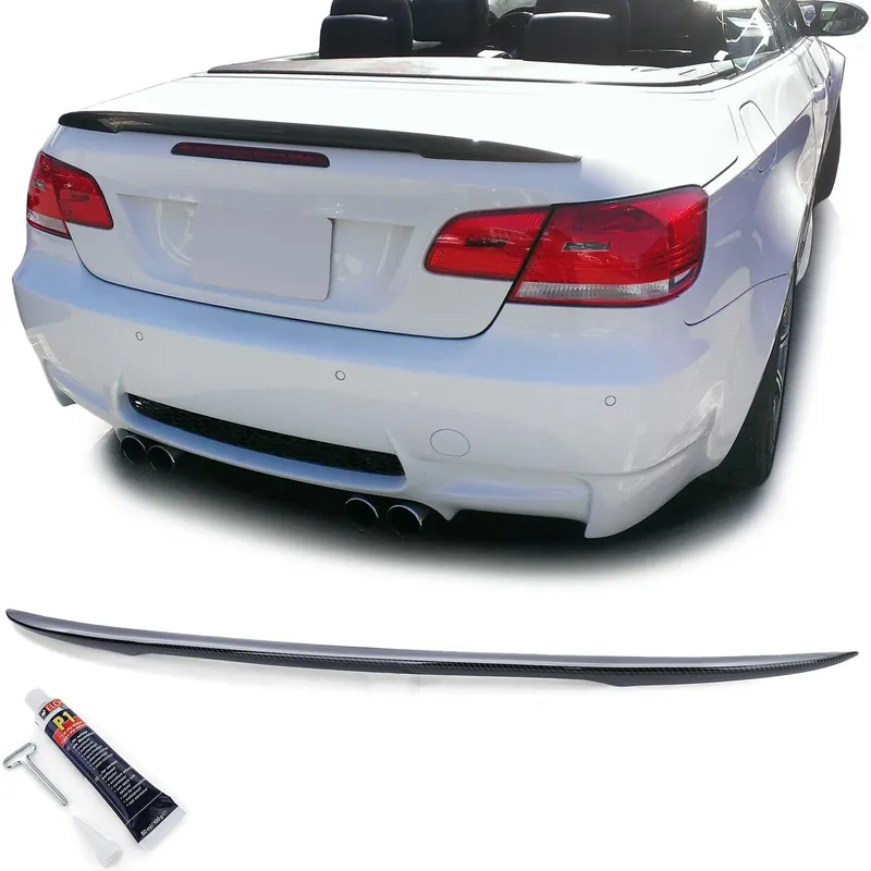 Ofertă de sezon Spoiler spate lip Performance look carbon cu ABE, potrivit pentru BMW Seria 3 E93 Cabriolet 06-13