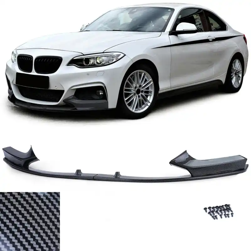 Calitate înaltă Spoiler frontal lipă performanță aspect carbon, potrivit pentru BMW Seria 2 F22 F23 2012-2021