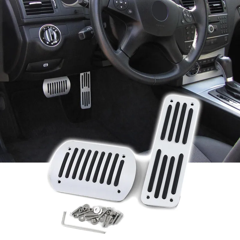 Preț promoțional Set de pedale din aluminiu automat pentru Mercedes C-Class tip W202 / W203
