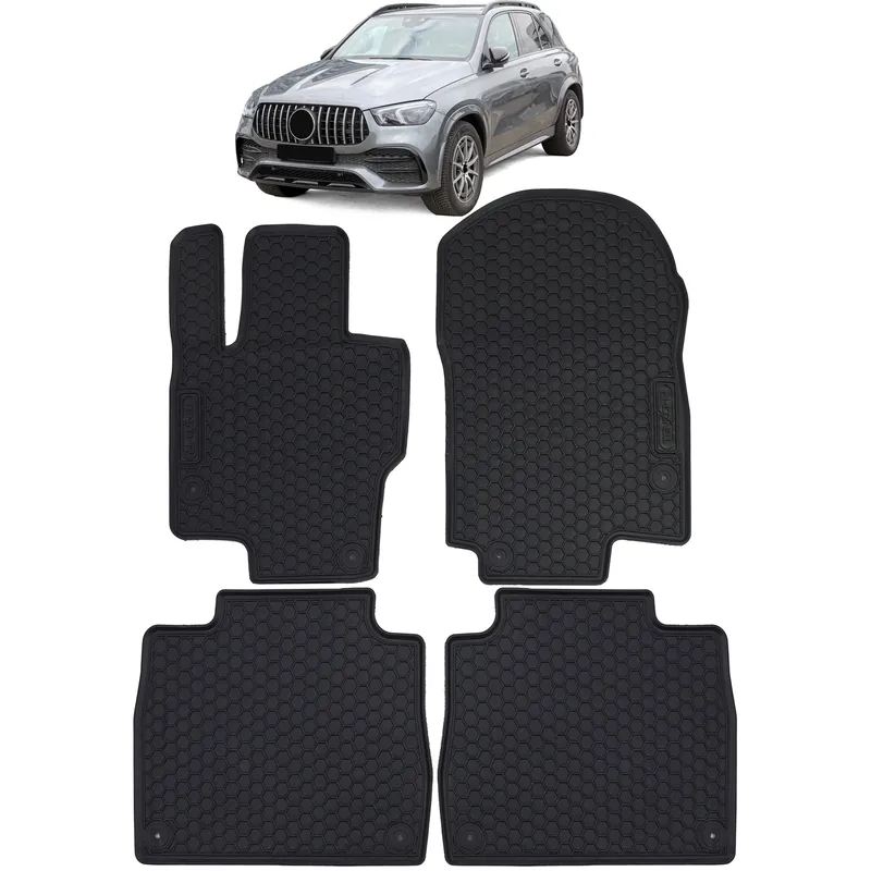 Set Premium de Covorase din Cauciuc Negru pentru Mercedes GLE V167 din 2018 Reducere extra