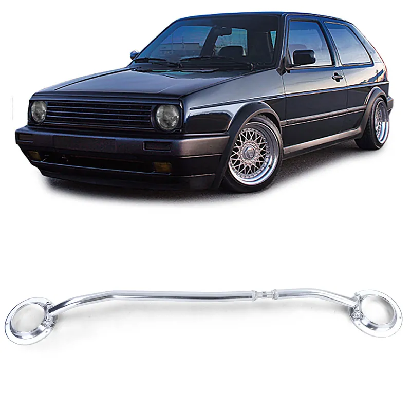 Bară de suspensie frontală din aluminiu, ajustabilă, în 4 piese, potrivită pentru VW Golf 2 GTI 16V 83-91 Reducere