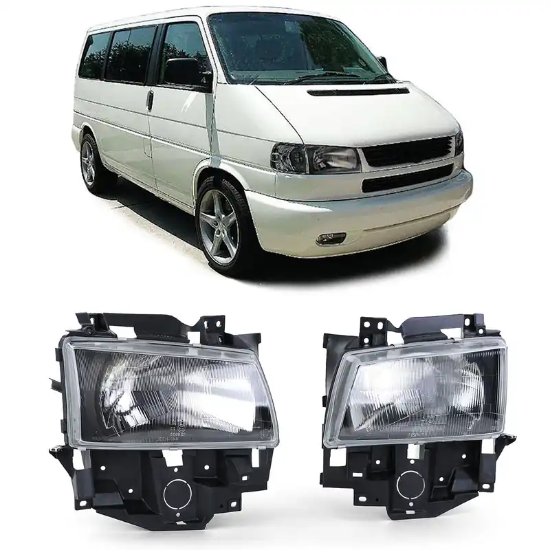 Ultima șansă Faruri Fumuri Negre Pachet pentru VW Bus T4 Caravelle Multivan 96-03