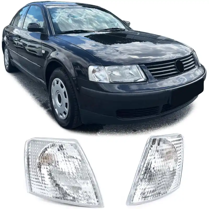 Ultima șansă Indicator Alb Pereche Stânga Dreapta potrivit pentru VW Passat 3B Sedan Variant 96-00
