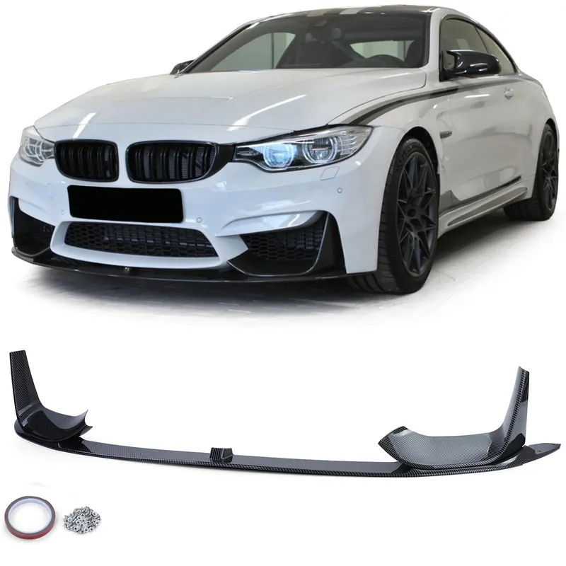 Preț mic Spoiler frontal lip din carbon cu aspect de performanță, potrivit pentru BMW M3 F80 M4 F82 F83