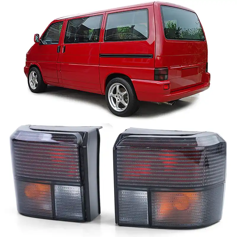 Calitate înaltă Lumini spate Black Smoke Pachet pentru VW T4 Bus Transporter Caravelle 90-03