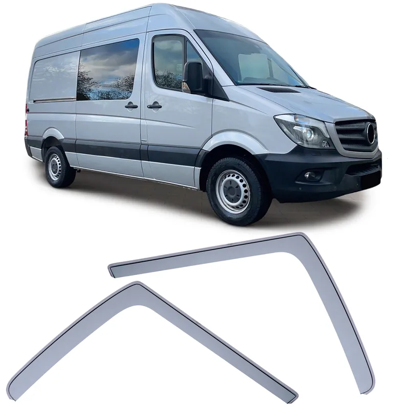 Deflector de vânt, protecție împotriva ploii, protecție împotriva vântului, negru, potrivit pentru Mercedes Sprinter W906 06-18 Doar azi