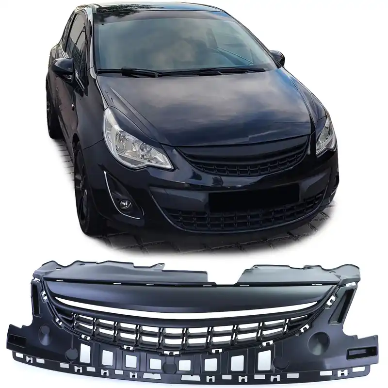 Vezi acum Grilă sport fără emblemă neagră, potrivită pentru Opel Corsa D 11-14