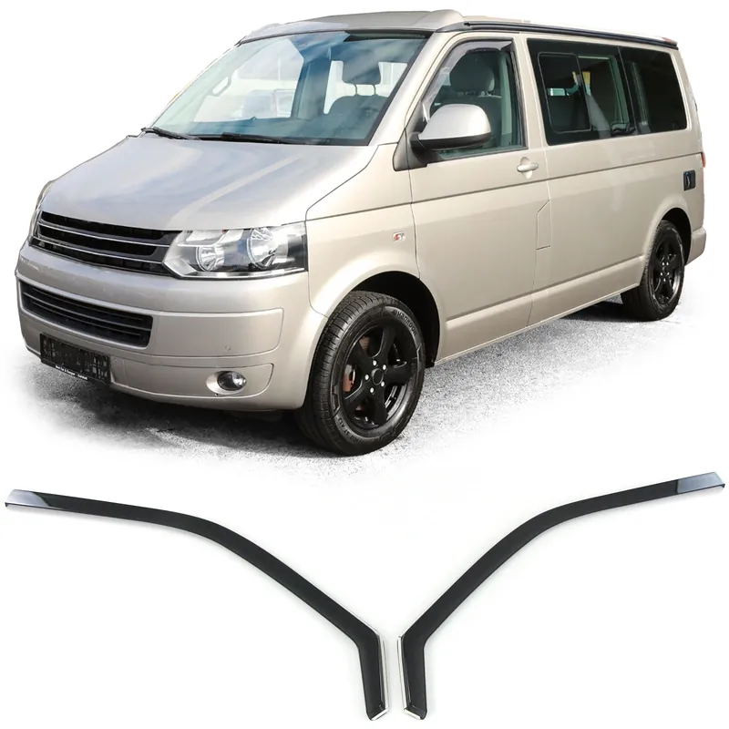 Ofertă Deflector de vânt, deflector de ploaie, protecție împotriva vântului, negru fum pentru VW Bus T5 T6 din 03