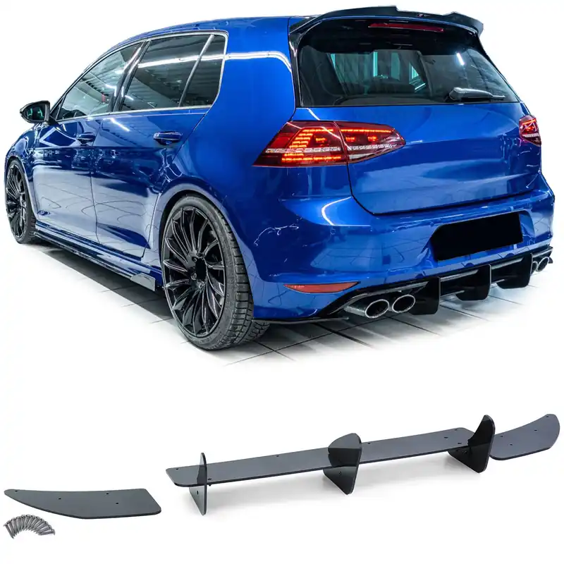 Splitter difuzor spate pentru performanță, pentru VW Golf 7 R pre-facelift 12-17 Reducere specială