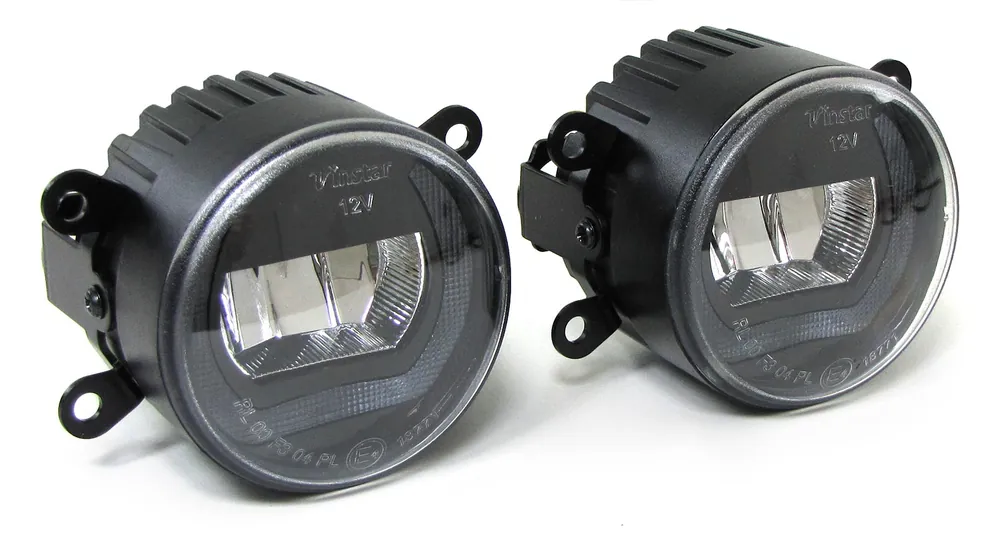 Plată sigură Faruri de ceață cu LED-uri din sticlă clară, cu lumini de zi, potrivite pentru Ford Transit din 06 Connect