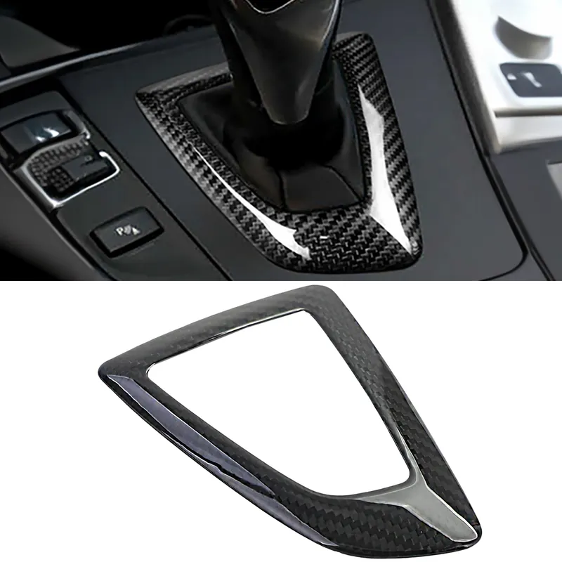 Cel mai bun preț Culoare de schimbător de viteze din carbon real, potrivit pentru BMW Seria 4 F32 F33 2013-2021