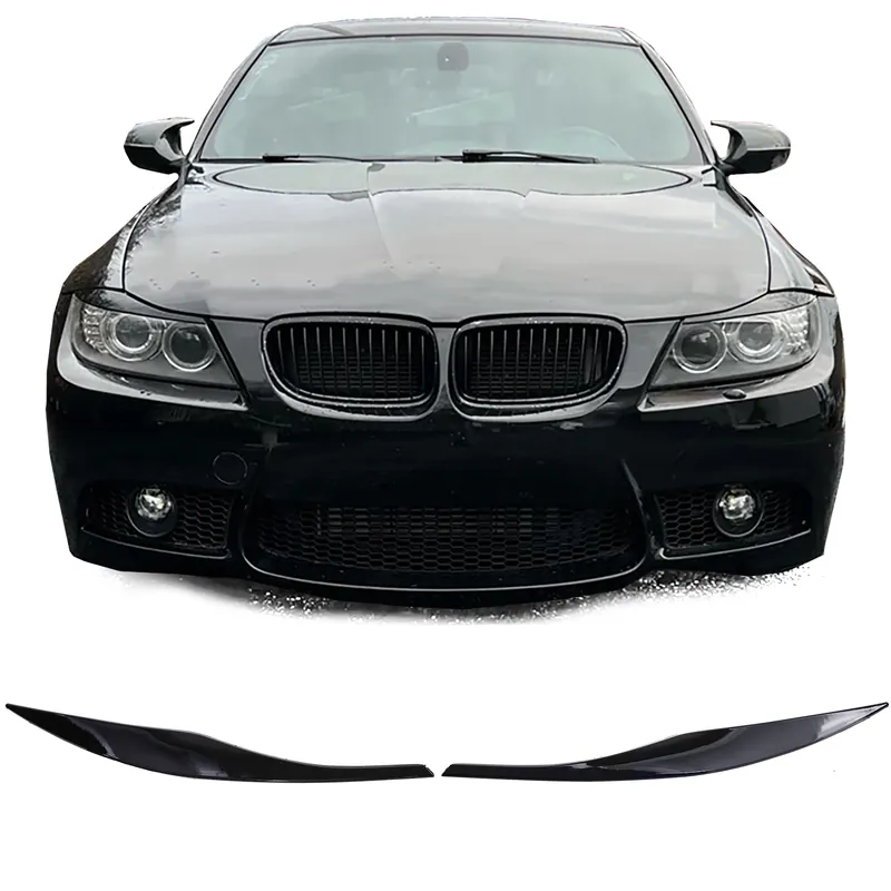 Livrare expres Capace de faruri Evil Eye Black Gloss potrivite pentru 3 Series BMW E90 E91 05-12