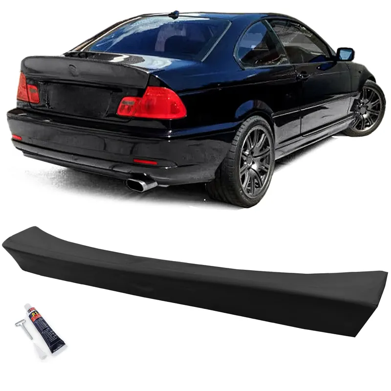 Livrare gratuită Spoiler spate Ducktail Performance Matte potrivit pentru BMW Seria 3 E46 Coupe 1999-2006