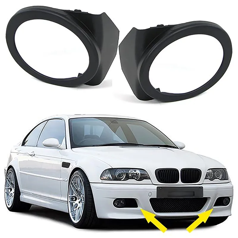 Pereche de capacuri pentru trimul farurilor de ceață, potrivită pentru BMW 3 SERIES E46 98-07 Livrare expres