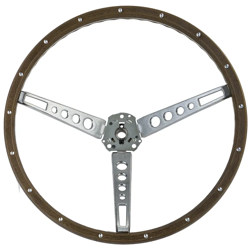 Volan din lemn Pony 16″ potrivit pentru Ford Mustang 65-66″ Popular