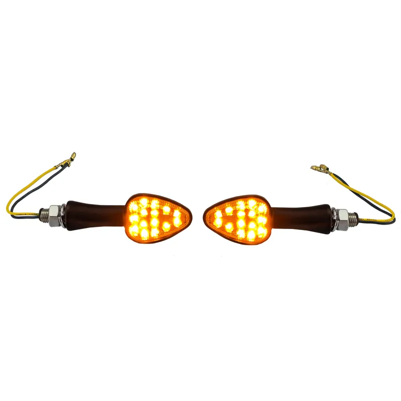 Indicator LED Mini pentru motocicletă ELEGANT Indicator Mini personalizat Negru cu E-Mark Preț mic