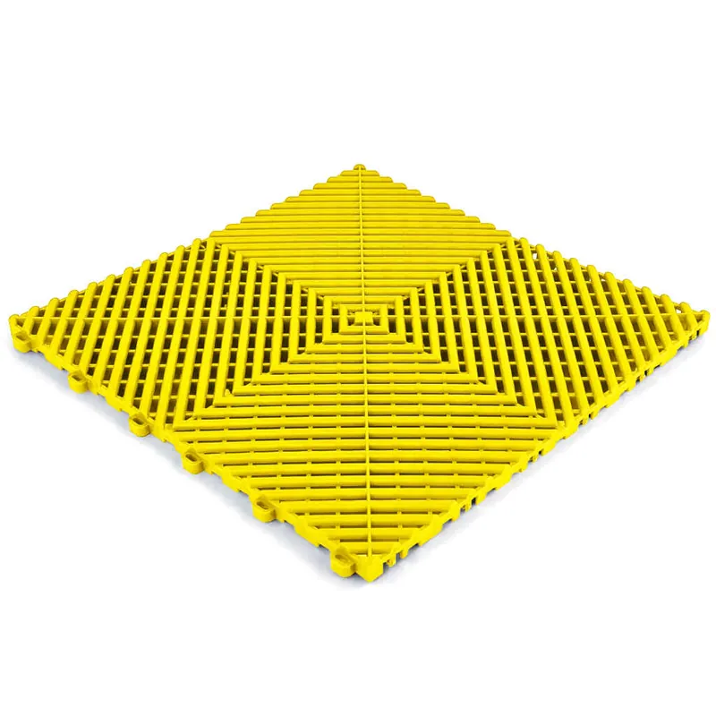 Reducere specială Placă de podea RAMROXX Performance pentru garaj, galbenă, 40x40cm
