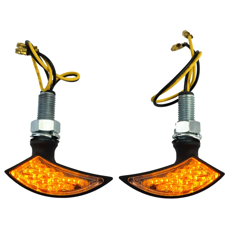 Cel mai vândut Indicator LED Mini pentru motocicletă Blade Custom Mini Indicator Negru cu E-Mark