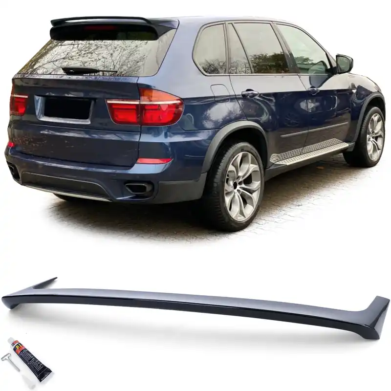 Spoiler acoperiș spate sport negru lucios potrivit pentru BMW X5 E70 06-13 Preț mic
