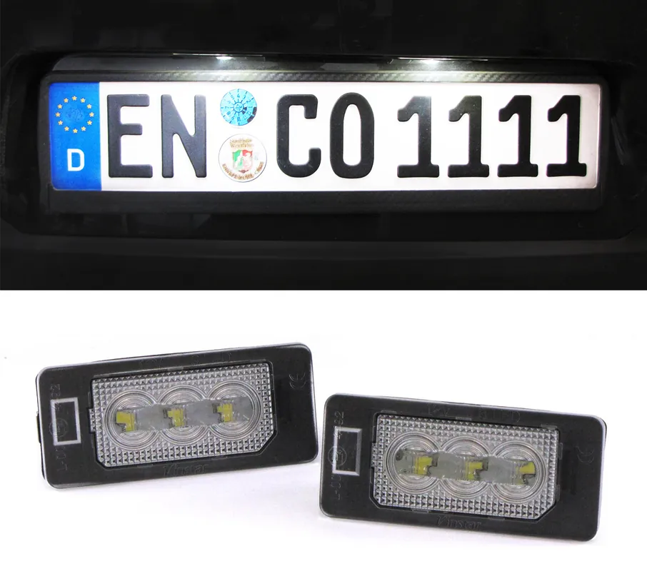 Calitate înaltă Lumina de număr LED 6000K potrivită pentru BMW X5 E70 2006-2013