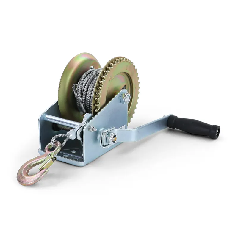 Winch profesional manual cu cablu de oțel 800KG 10 metri Livrare expres