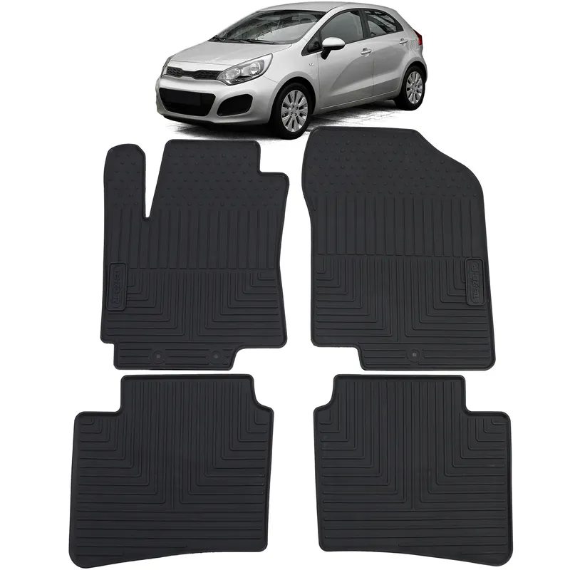 Vezi acum Set Premium de Covorase din Cauciuc Negru pentru Kia Rio UB 11-16