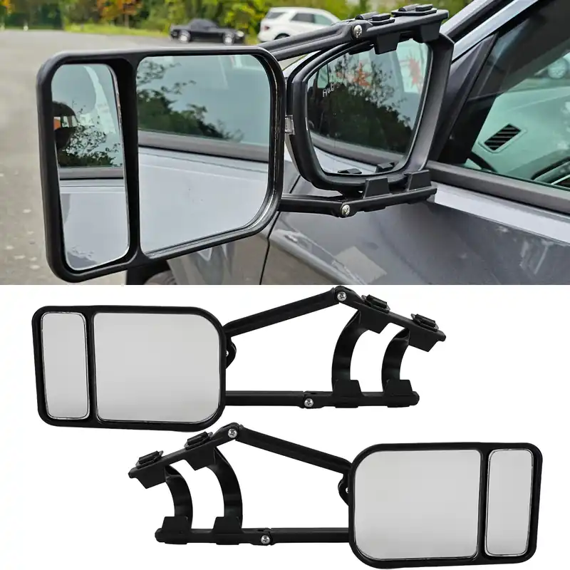 2x Oglinzi Caravan Oglinzi pentru Remorci Clip-On Universale pentru Mașini și Autobuze Popular