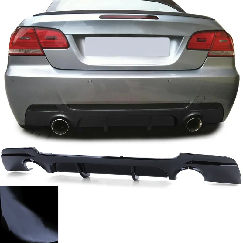 Popular Difuzor spate Performance negru lucios potrivit pentru 3 Seria BMW E92 E93 335i 335d
