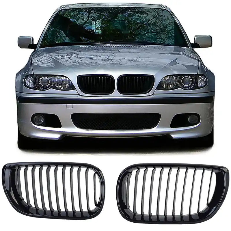 Lichidare de stoc Grilaj sport Performance lucios potrivit pentru BMW E46 Sedan Touring 01-05