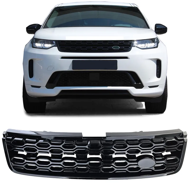 Plată sigură Grilaj sport lucios negru, potrivit pentru Land Rover Discovery Sport L550 din 2020