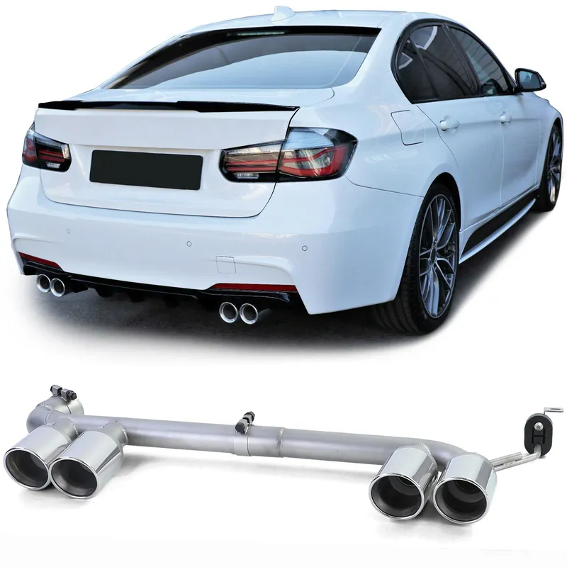 Ofertă Tăvițe de evacuare duplex, aspect potrivit pentru BMW F30 F31 318 320 F32 F33 F36 418 420