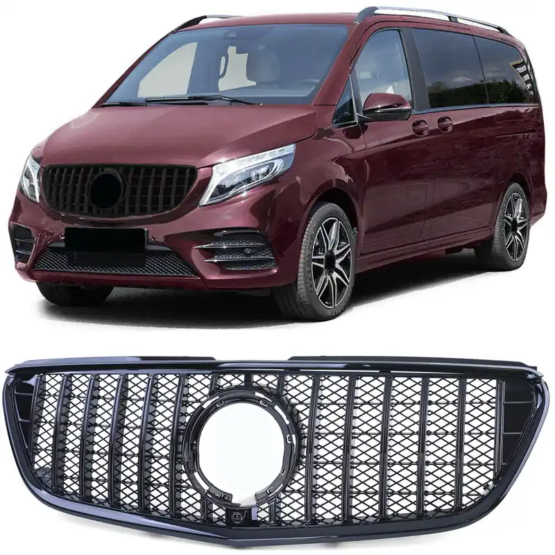 Vezi acum Grilă sport neagră lucioasă, potrivită pentru Mercedes V-Class Vito W447 W448 din 19