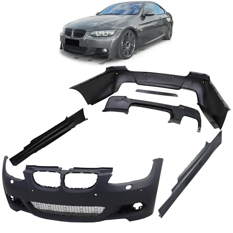 Vezi acum Kit caroserie sport bara față fuste laterale potrivit pentru BMW Seria 3 E92 E93 06-10 pre-facelift