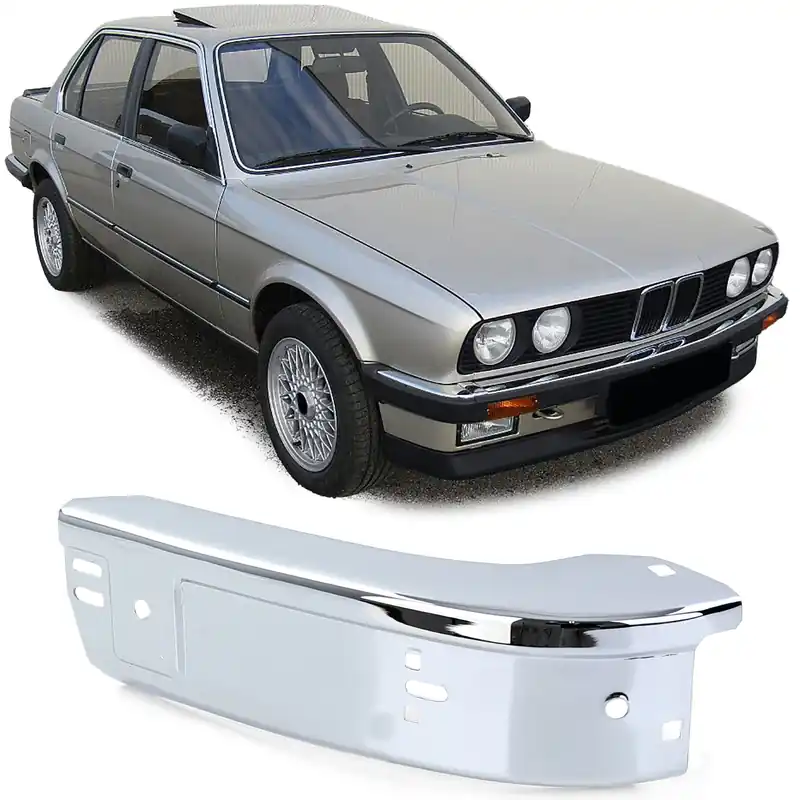 Ultima șansă Colț cromat pentru bara frontală dreaptă, potrivit pentru BMW Seria 3 E30 82-87