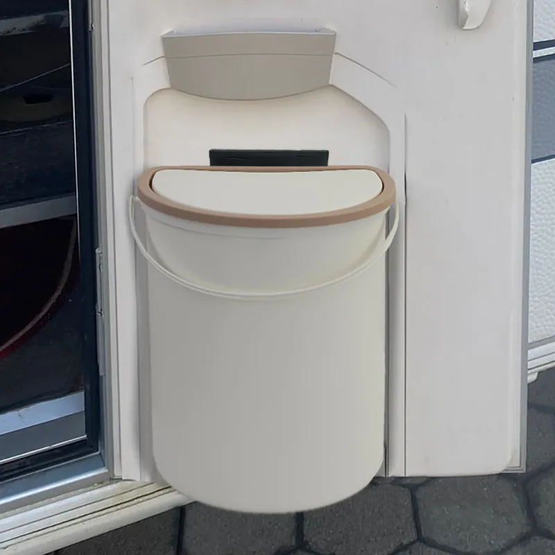 Coș de gunoi cu capac, potrivit pentru camping, bărci, rulote Discount